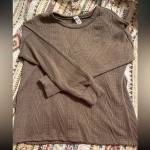 7th ray brown sweater